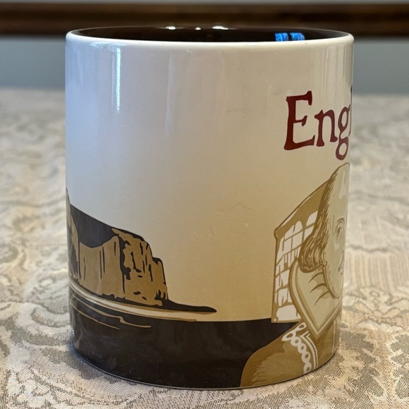 Starbucks Global Icon City Collector Series England Shakespeare Mug 2014 16oz - Picture 5 of 9